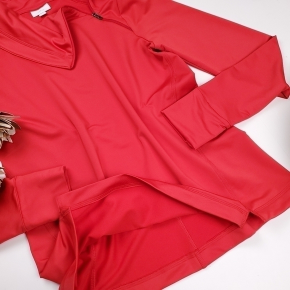 J. jill Fit Pink Red Exercise Pullover Size S - Picture 7 of 9